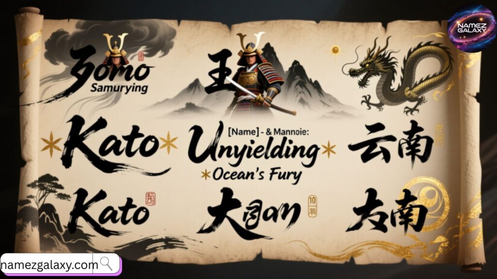 Asian Warrior Name Ideas