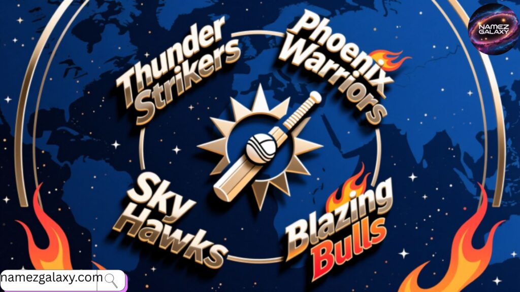 Best Cricket Team Names 