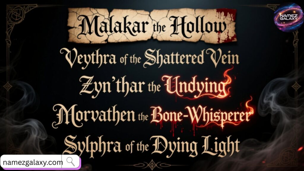 Best Necromancer Names For Your Dark Character