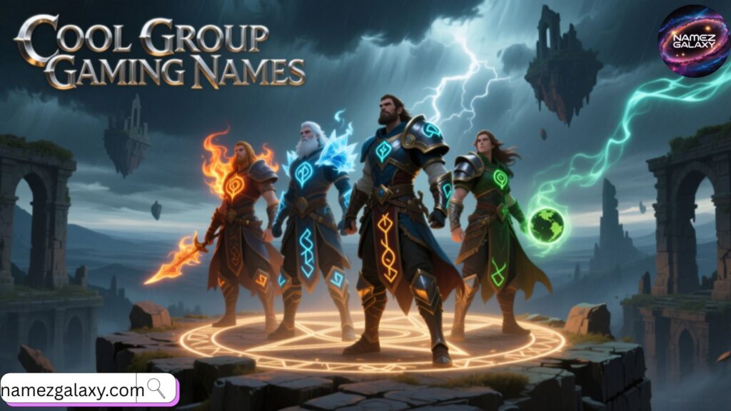 Cool Group Gaming Names