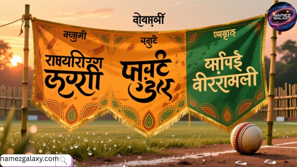 Cricket Team Names in Marathi 