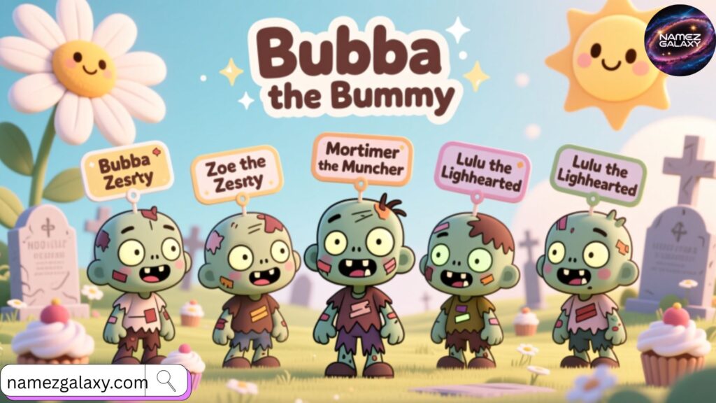 Cute Zombie Names (Light-Humor Style)
