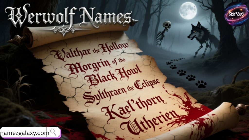 Dark & Mysterious Werewolf Names