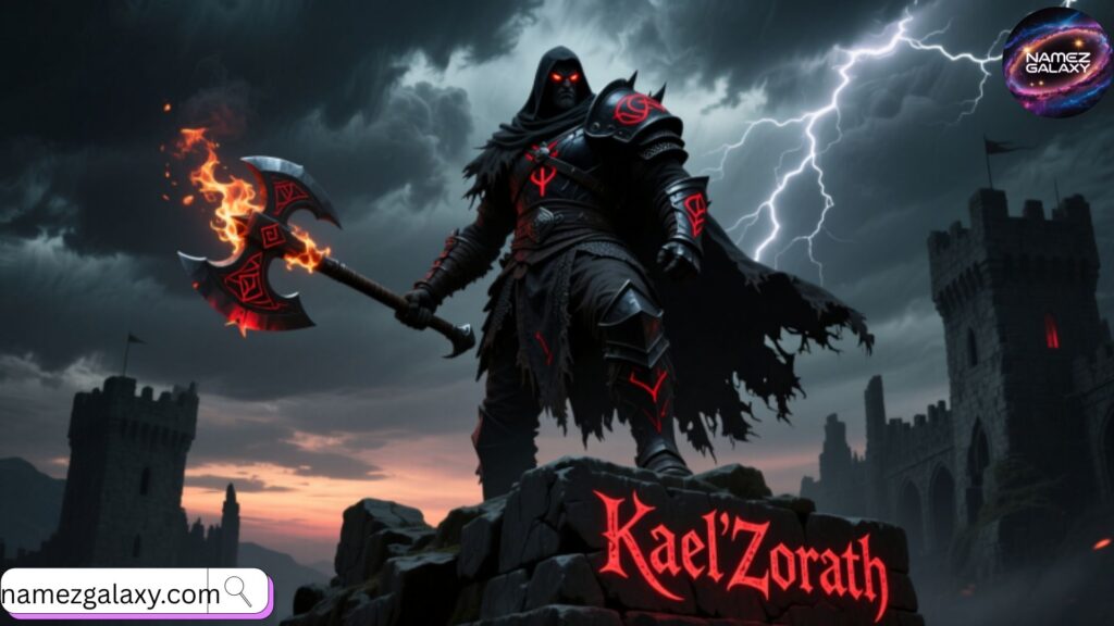 Dark Powerful Warrior Name Ideas