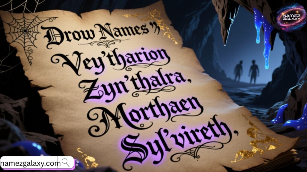 Drow Names Inspired by Dungeons & Dragons