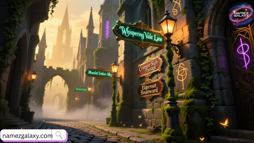 Fantasy-Themed Street Names