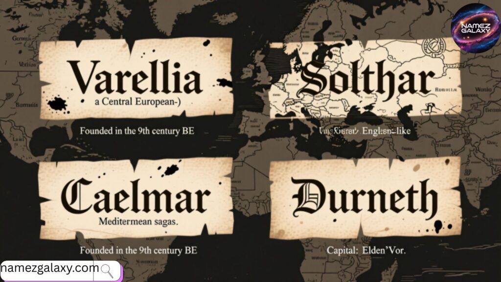 Fictional Country Names That Sound like Realย