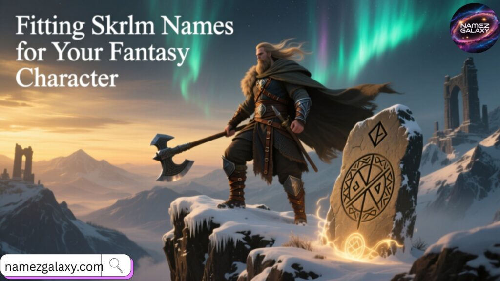 Fitting Skyrim Names for Your Fantasy Character