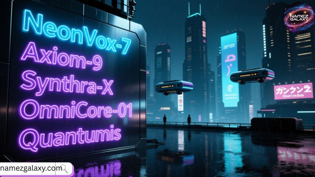 Futuristic Robot Names