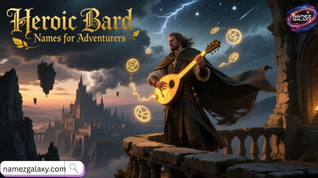 Heroic Bard Names for Adventurers