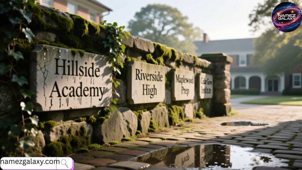 Location-Based School Namesย