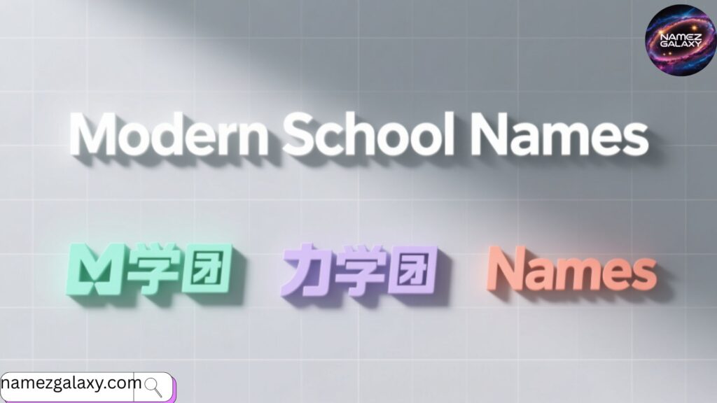 Modern School Names