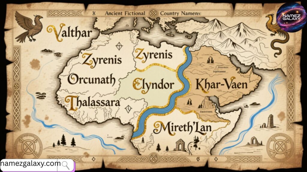 Mythical and Ancient Fictional Country Namesย