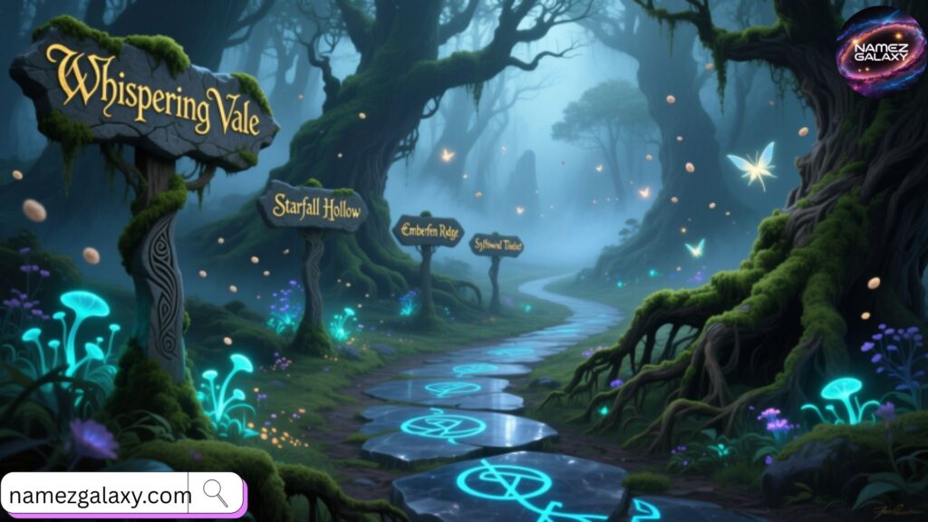 Nature Themed Fantasy Road Names