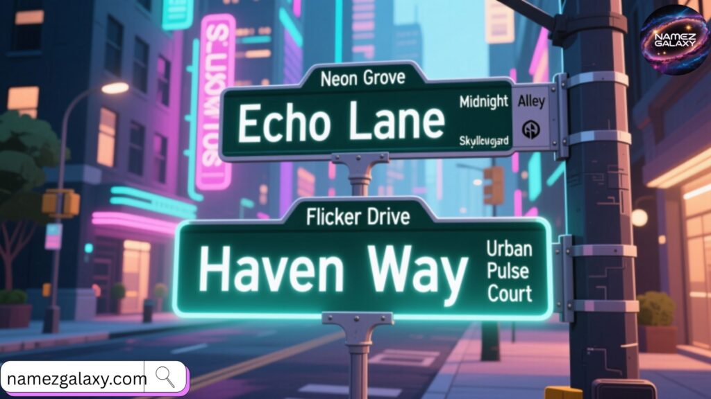 Popular Street Name Ideas 