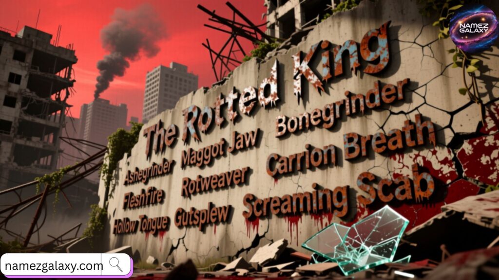 Post-Apocalyptic Zombie Names