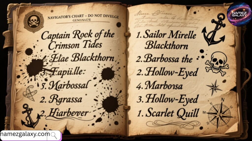 Random Pirate Namesย