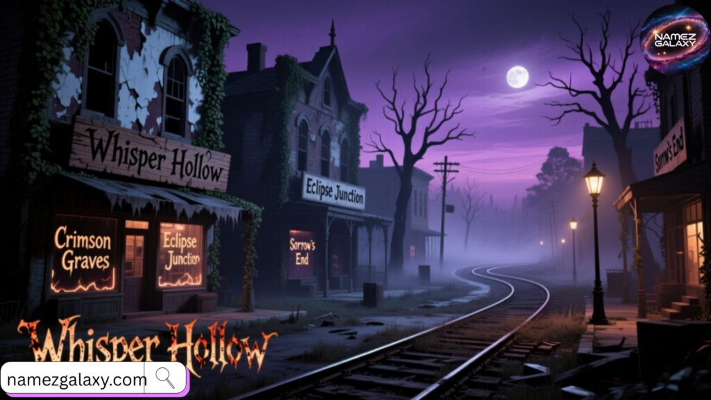 Spooky Ghost Town Names