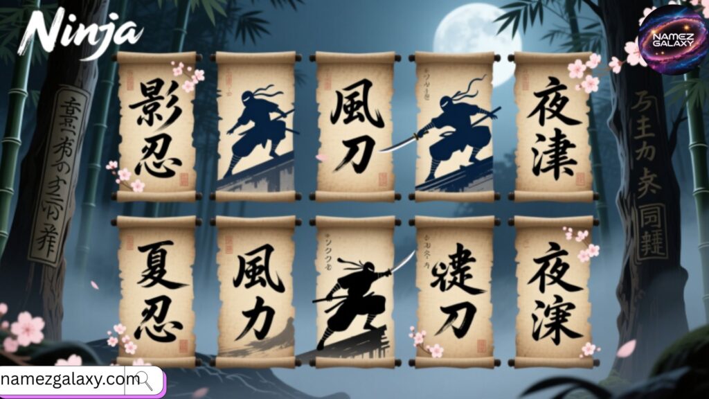 Cool Ninja Name Ideas