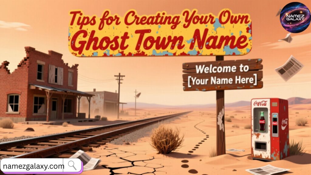 Tips for Creating Your Own Ghost Town Name