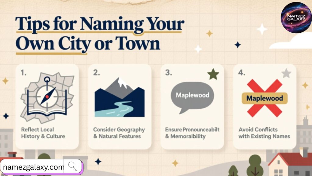 Tips for Naming Your Own City or Town 