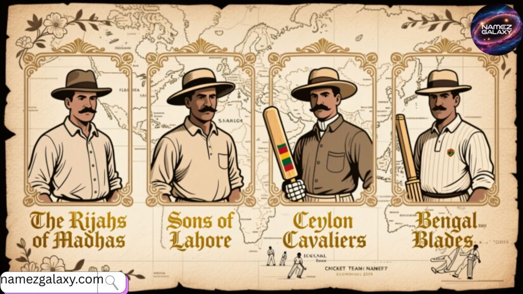 Traditional Cricket Team Names 