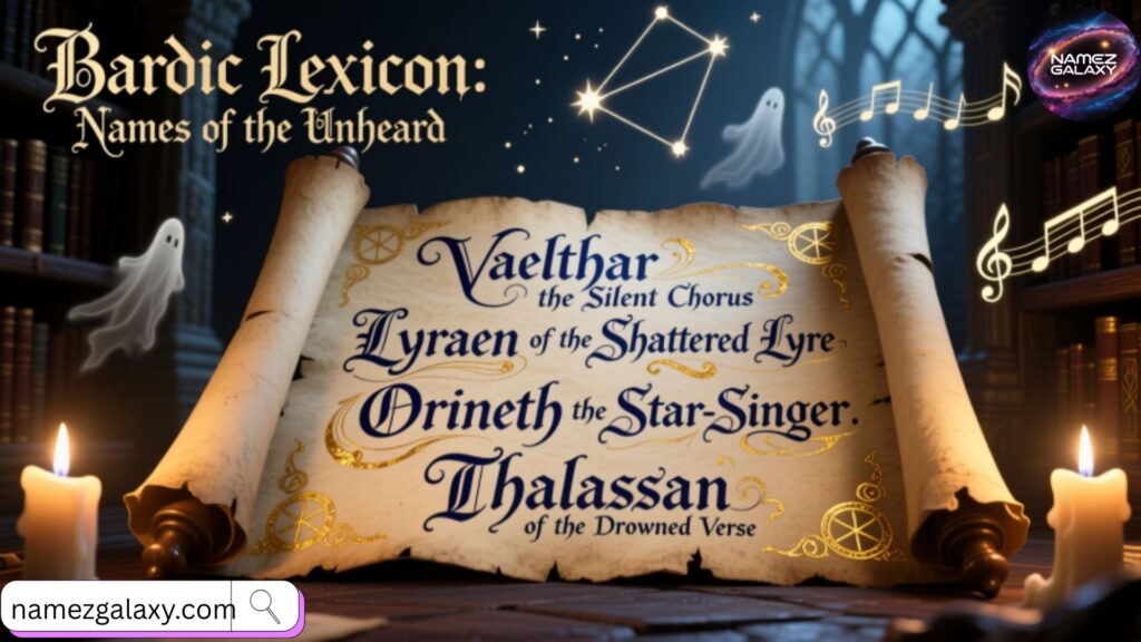 Unique and Rare Bard Names
