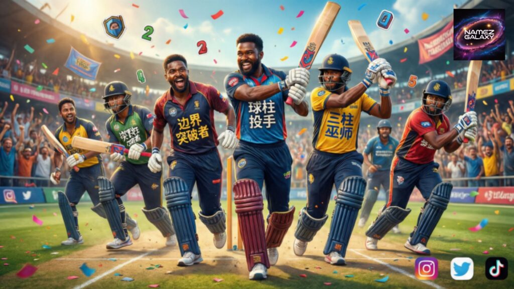 Viral Cricket Team Names for Social Media