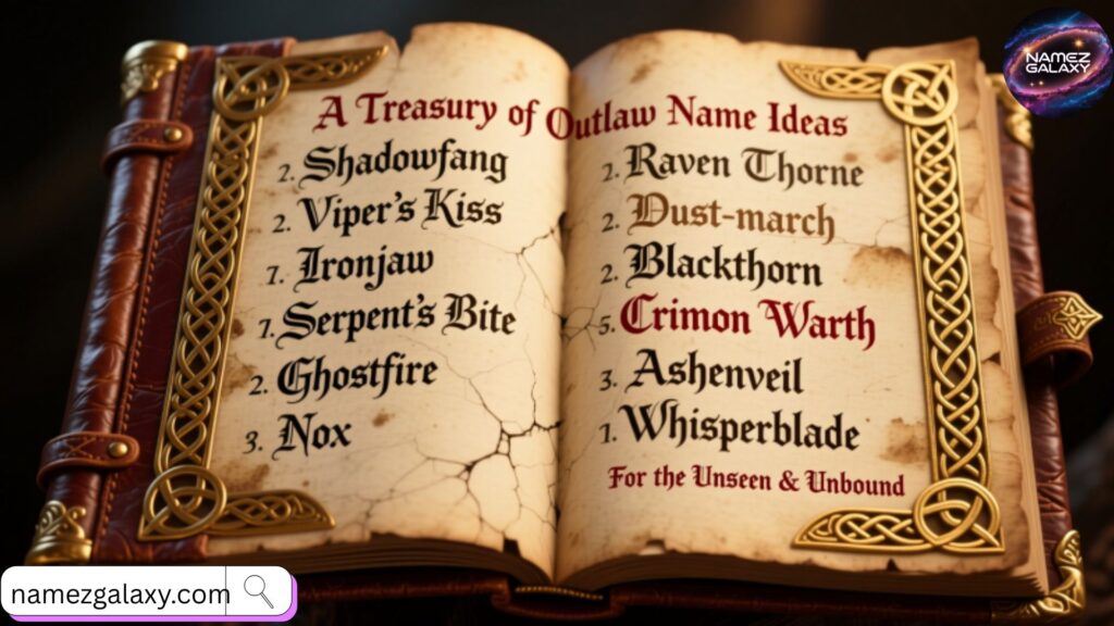 A Treasury of Outlaw Name Ideas