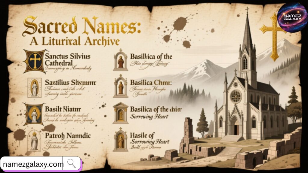 Catholic Church Names For Your Story