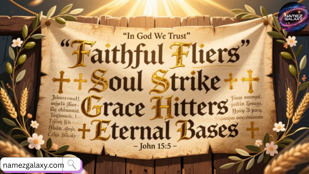 Christian Softball Team Names