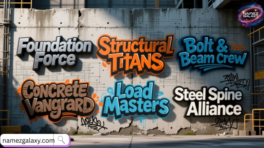 Civil Engineering Team Names