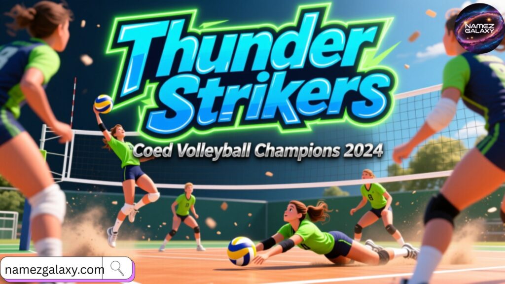 Coed Volleyball Team Names