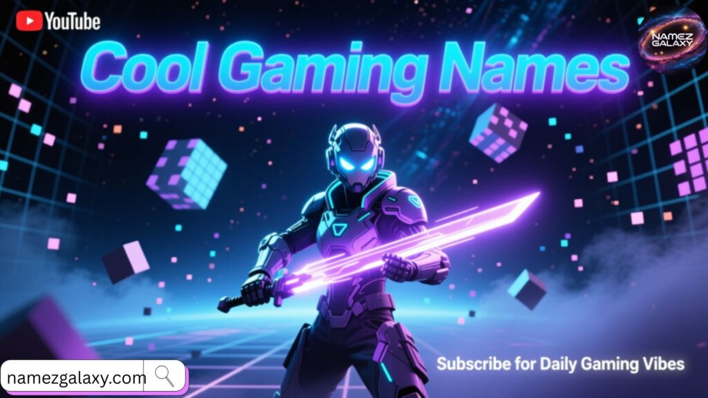 Cool Gaming Names for YouTube 