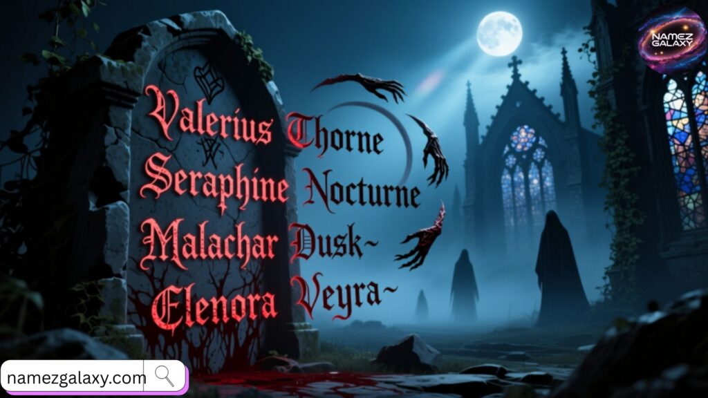 Dark and Mysterious Vampire Names 