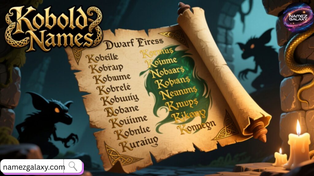 Dwarf Fortress Kobold Names