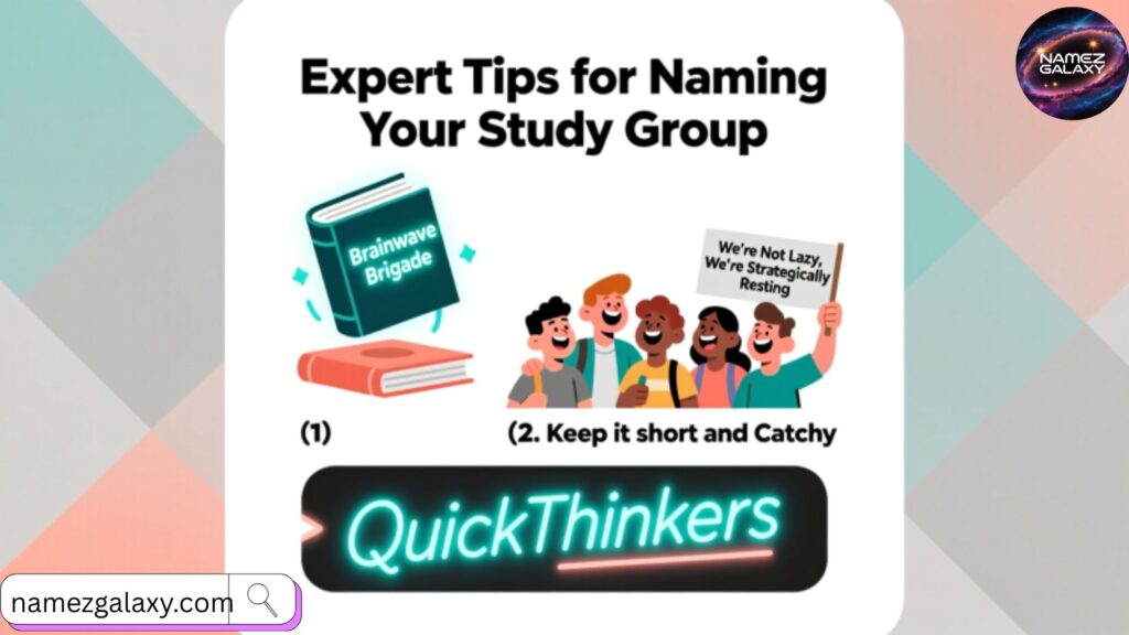 Expert Tips for Naming Your Study Group