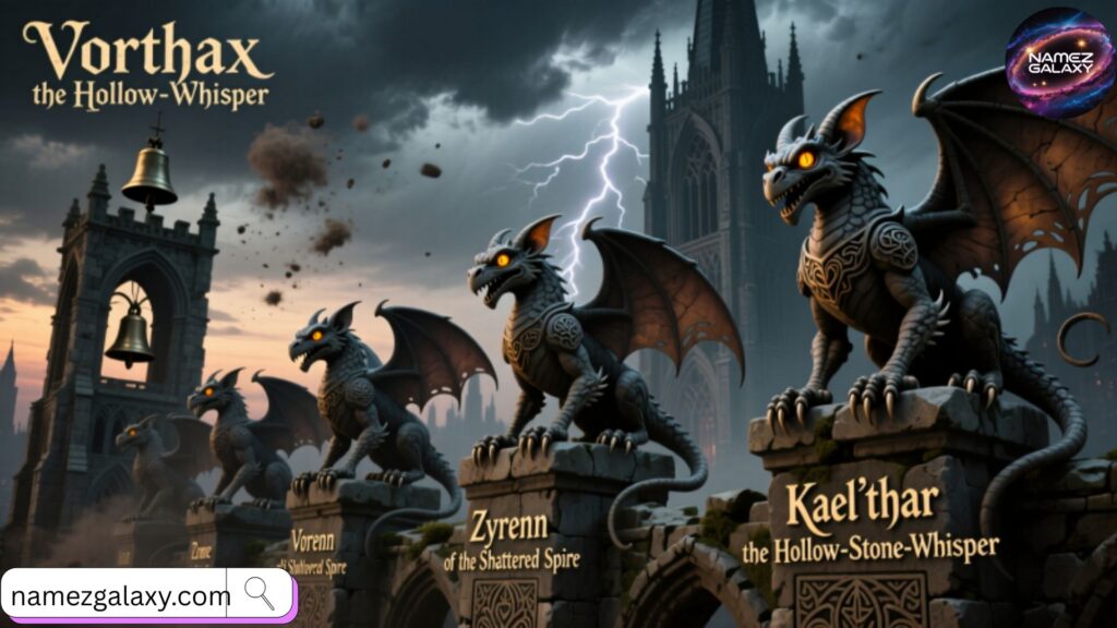 Fantasy Gargoyle Names for Stories and World-Building