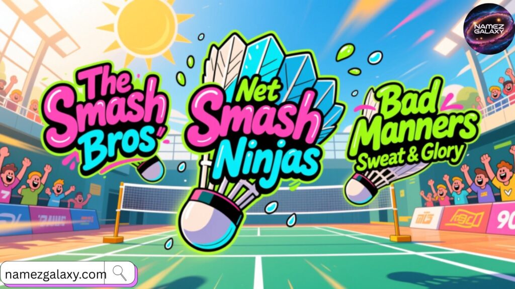 Funny Badminton Team Names