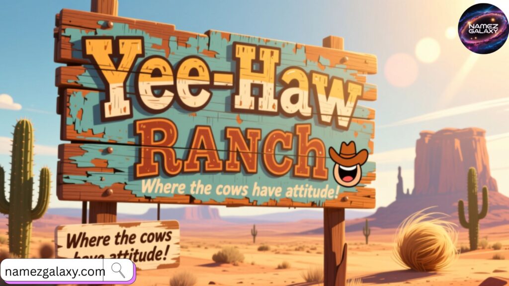 Funny Ranch Names Ideas 