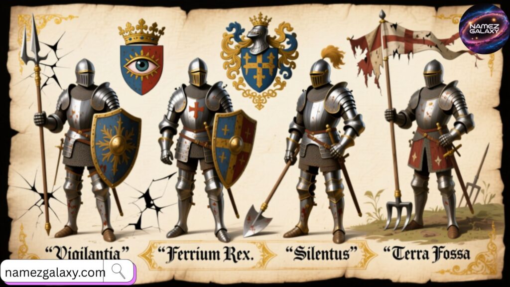 Knight Names Based on Battlefield Role