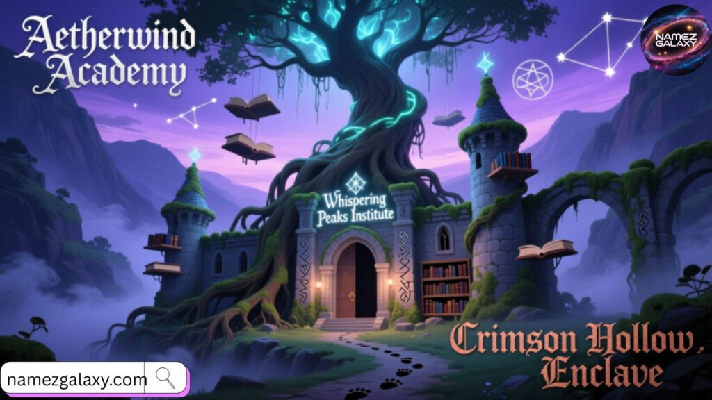 Location-Based Magic School Names 