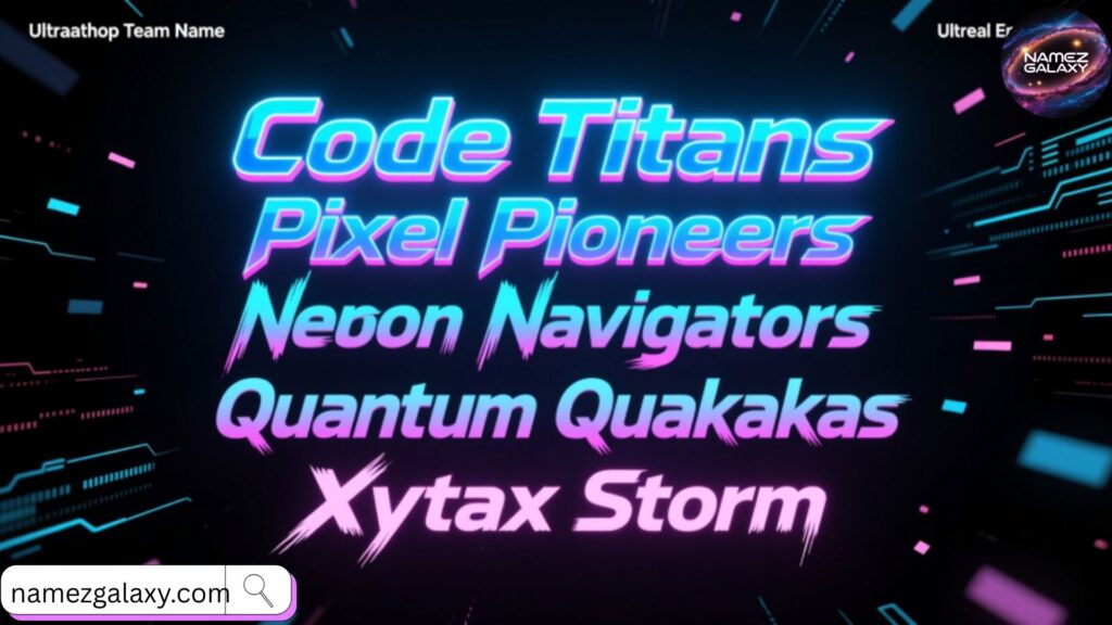 Motivational Hackathon Team Names