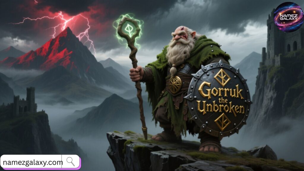 Mountain Dwarf Names