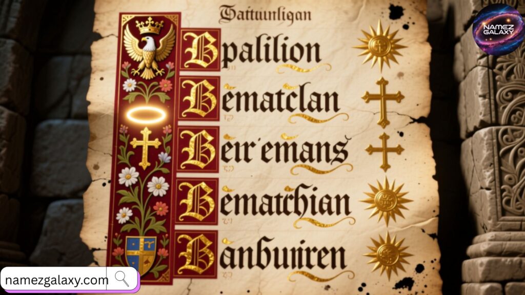 Noble and Holy Paladin Names