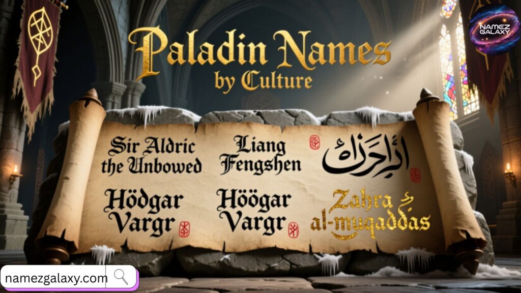 Paladin Names by Culture