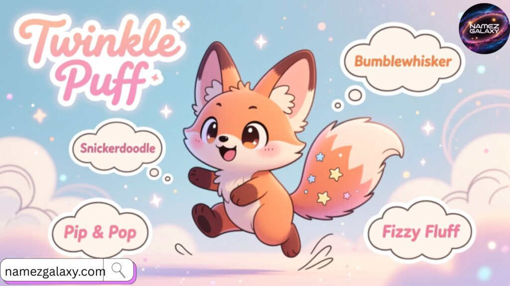 Playful and Cute Fursona Names