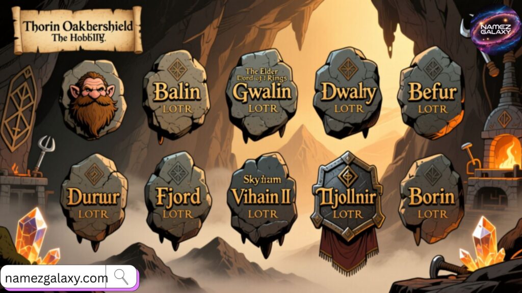 Popular Dwarf Names in Games and Literature