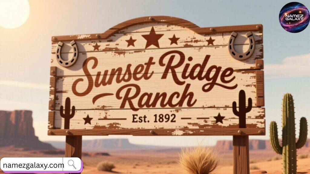 Popular Ranch Name Ideas 