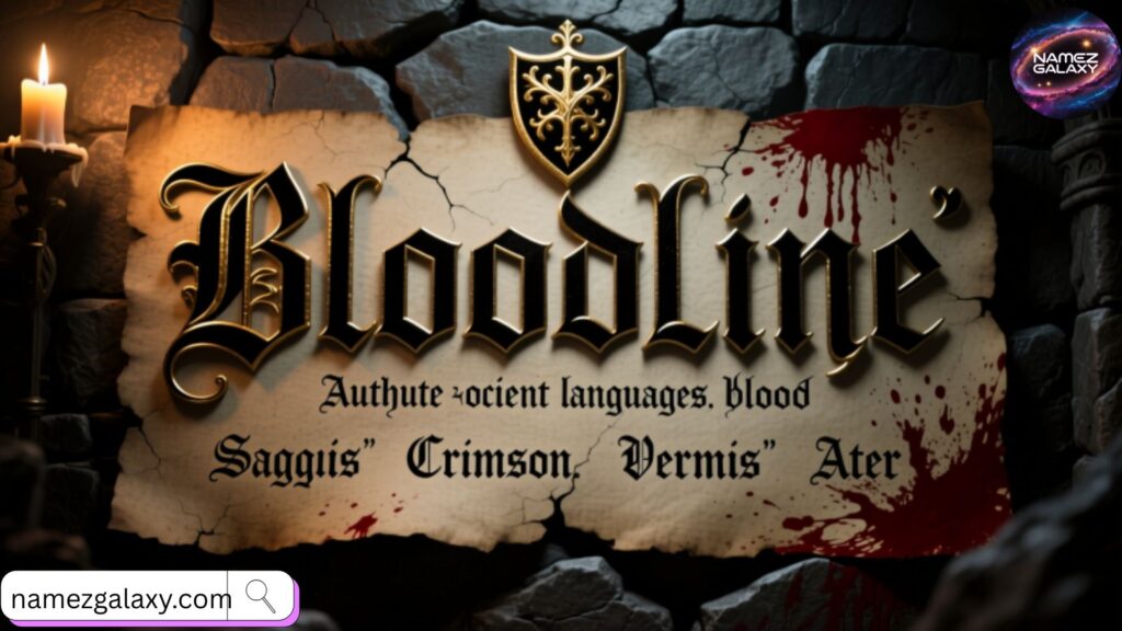 Powerful Last Names That Mean Blood